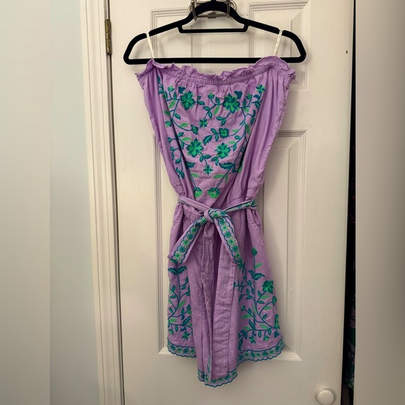 NWT Lilly Pulitzer Jene  Romper Purple Iris - Picture 3 of 6